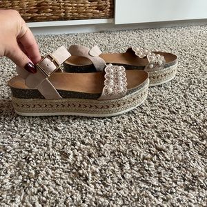 Beautiful platform sandal